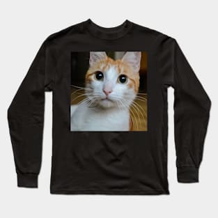 Portrait of red cat Long Sleeve T-Shirt